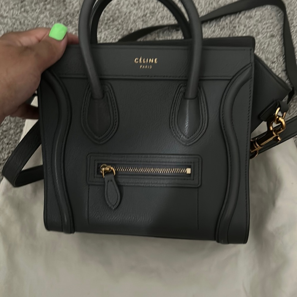 Gray Celine purse